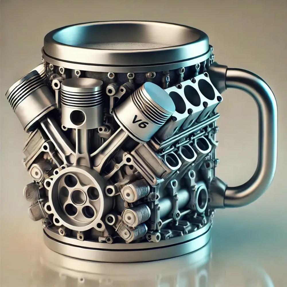 Coffee Equipment Eu - Taza con diseño de motores 3d,