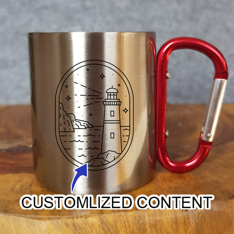 Coffee Equipment Eu - Taza de camping de acero inoxidable