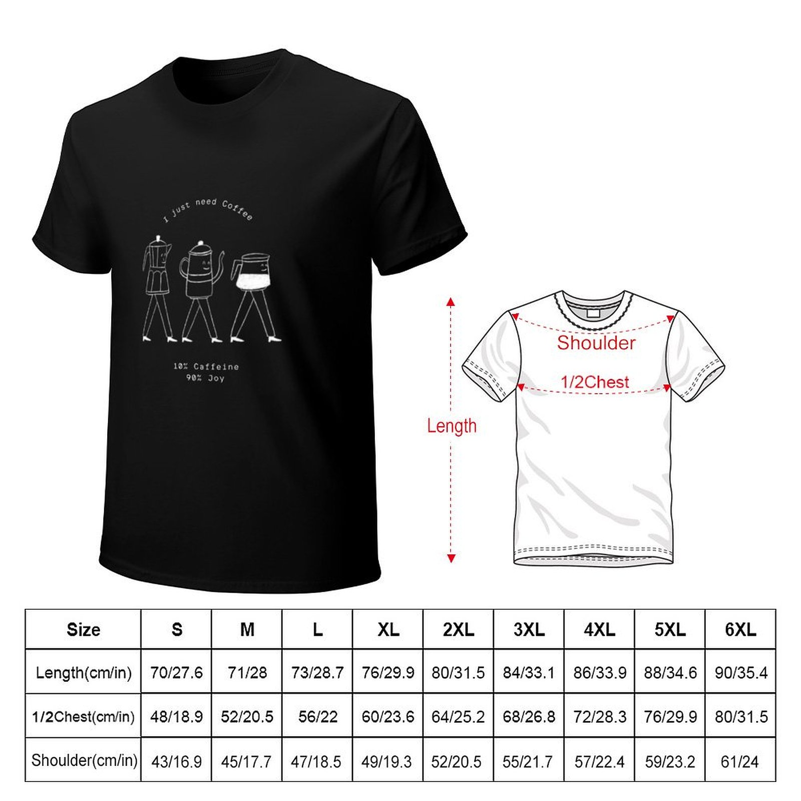 Camiseta con ilustración de eq - Coffee Equipment Needed reseña y precio