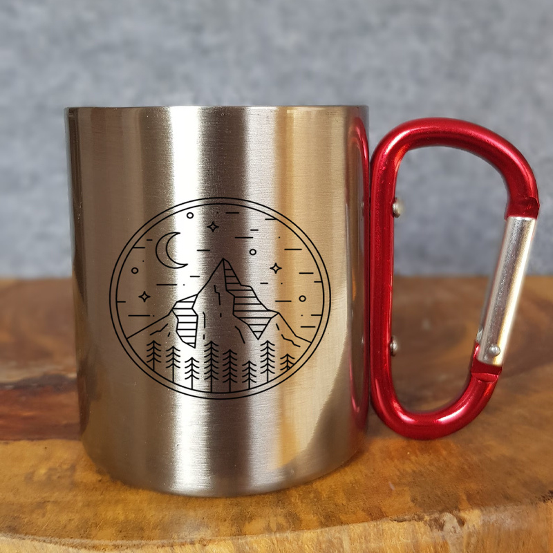 Taza de camping de acero inoxi - Coffee Equipment Eu reseña y precio